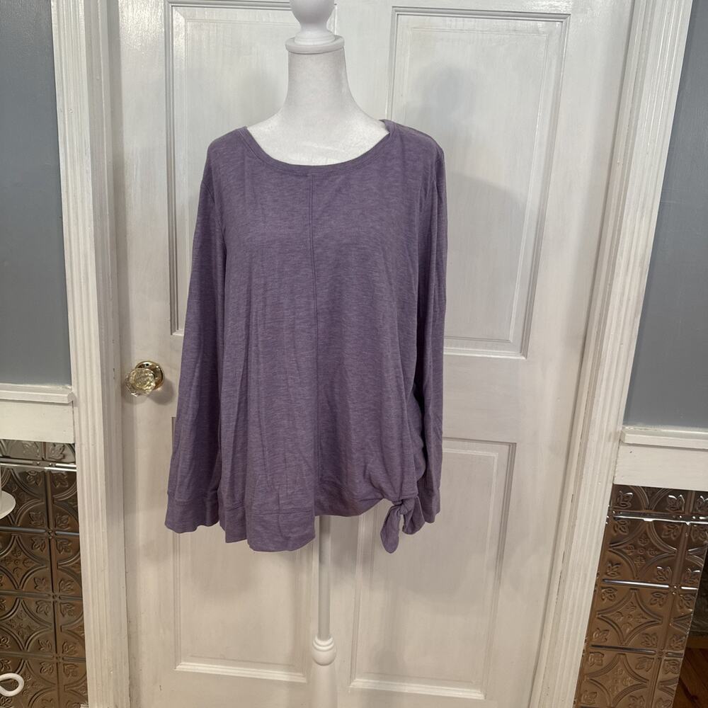 CJ Banks Women’s Colorful Light Weight Bow Tie Sweatshirt Size XL